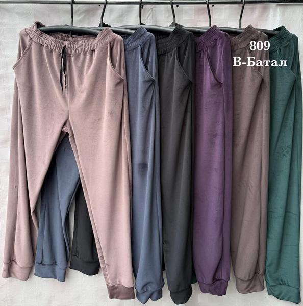 Штаны спорт Shon (52-60) S3678 grey (деми)