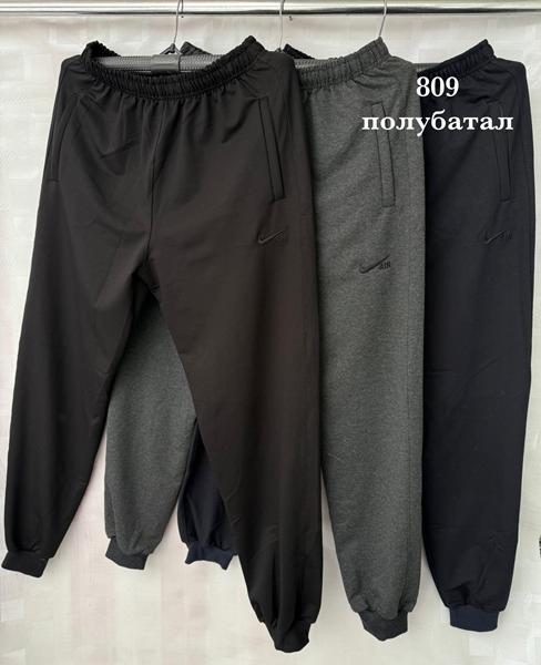 Штаны спорт Shon (50-58) S3671 grey (деми)