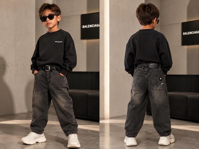 Джинсы Major kids (24-28) B2559 grey (деми)