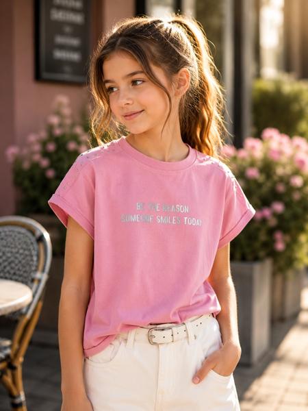 Футболка Major kids (134-152) 11385 pink (лето)