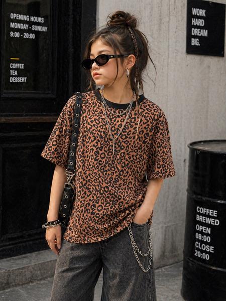 Футболка Major kids (130-170) D981 brown (лето)