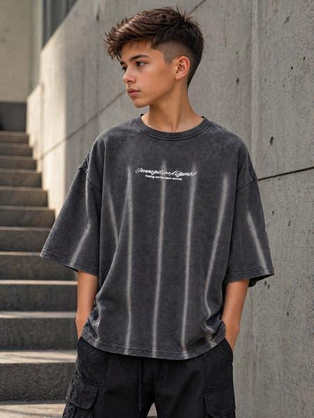 Футболка Major kids (120-170) 2A30127 grey (лето)