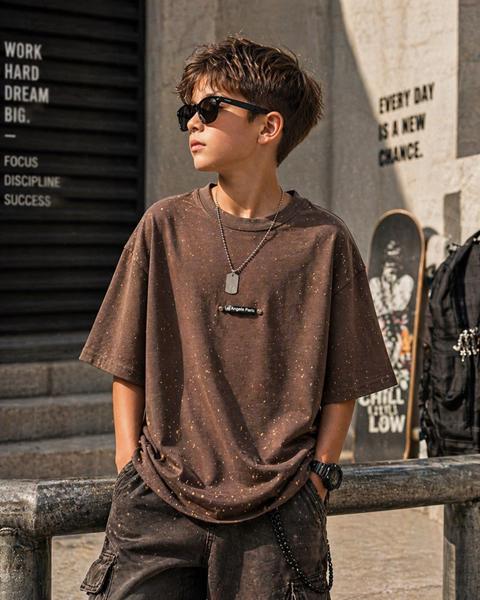 Футболка Major kids (130-170) 2A30111 brown (лето)