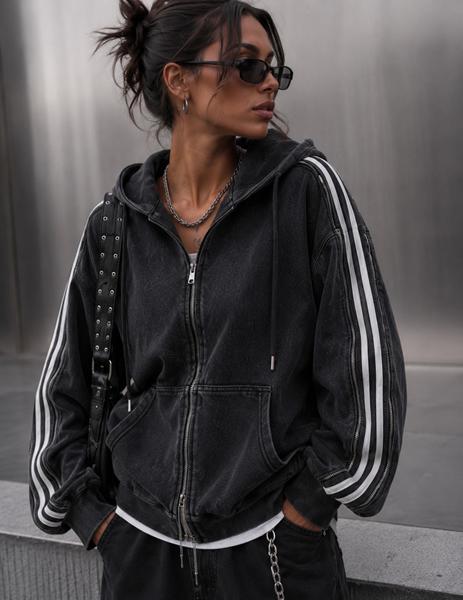 Кофта спорт Immei (M-XL) M805 black (деми)