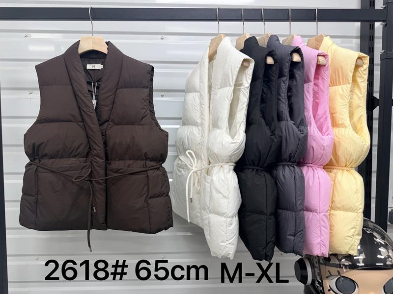 Жилетка Oukali (M-XL) 2618 pink (деми)