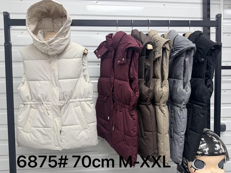 Жилетка Oukali (M-2XL) 6875 milk (деми)