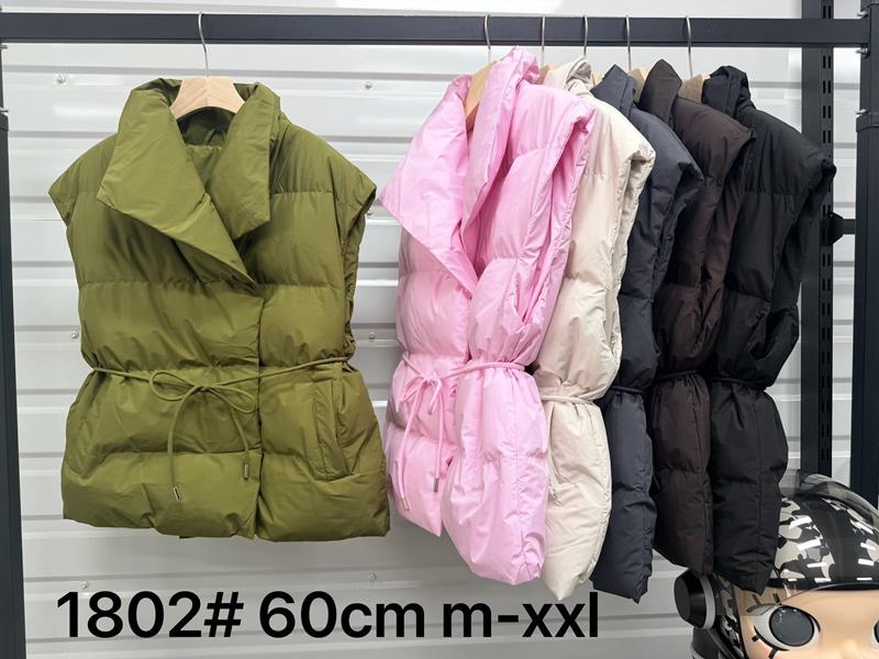 Жилетка Oukali (M-2XL) 1802 pink (деми)