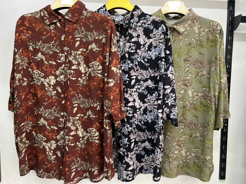 Рубашка Estima (3XL-7XL) 21039 khaki (лето)