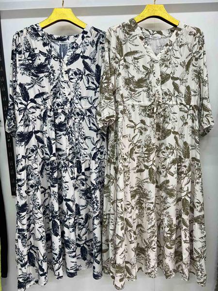 Платье Estima (3XL-6XL) 20857 navy (лето)