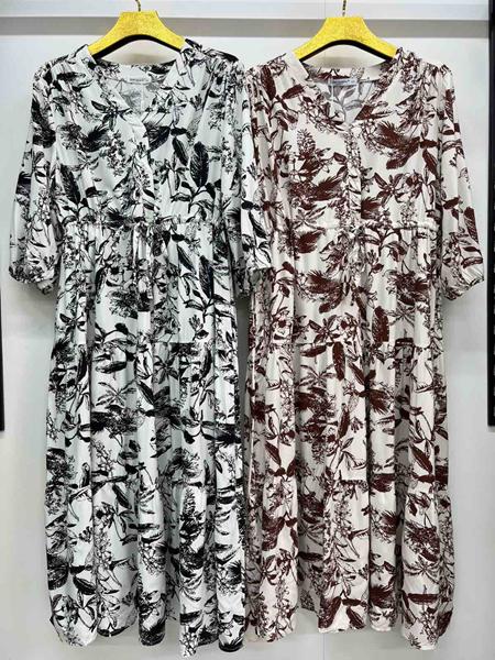 Платье Estima (3XL-6XL) 20857 black (лето)
