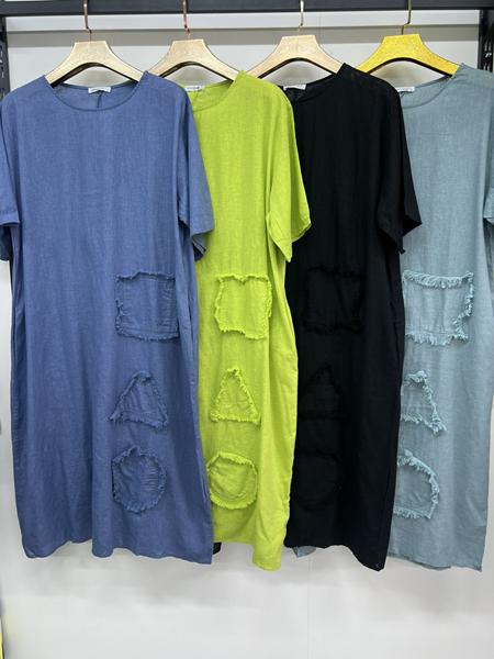 Платье Estima (3XL-6XL) 10799 l.blue (лето)