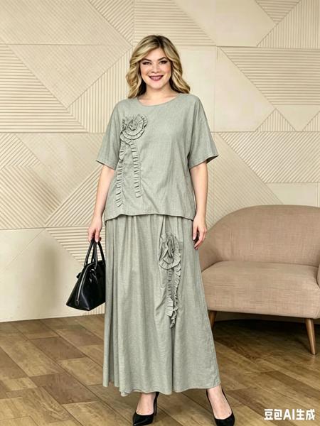 Костюм Estima (3XL-6XL) 10817 grey (деми)
