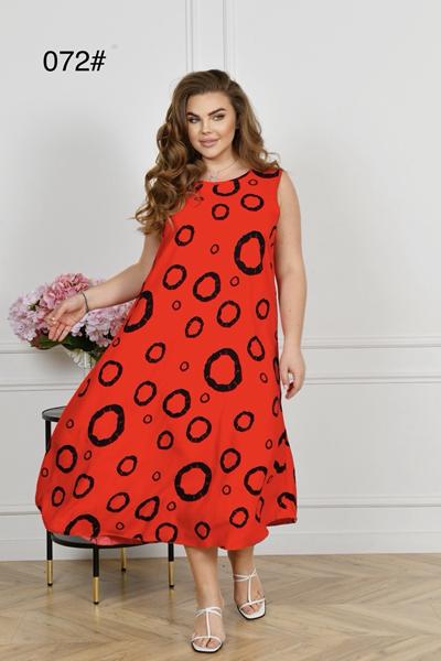 Сарафан Estima (54-56) 072 red-black (лето)
