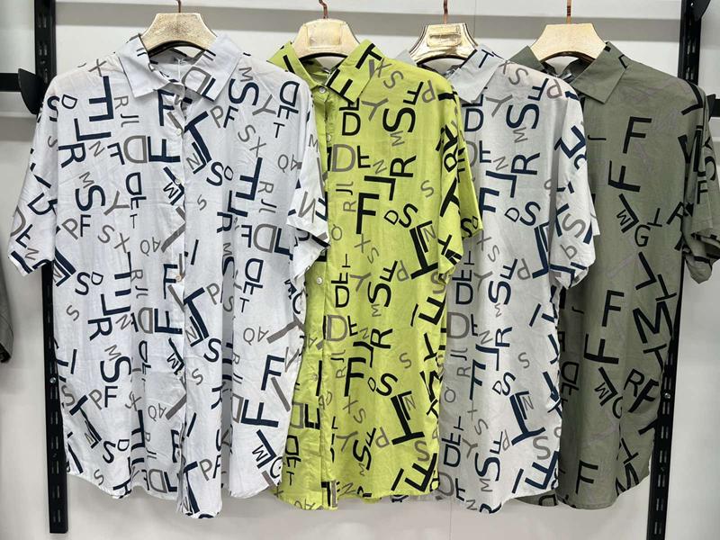Рубашка Estima (3XL-7XL) 9015 khaki (лето)
