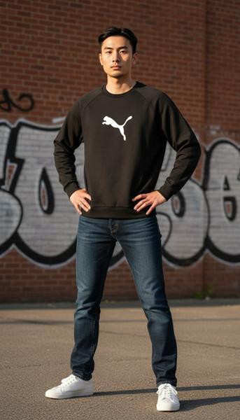 Свитер Shon (M-3XL) S3683 black (деми)