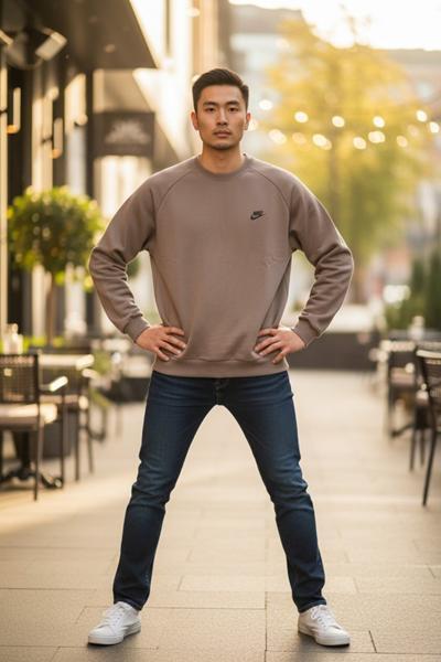 Свитер Shon (M-3XL) S3690 nude (деми)