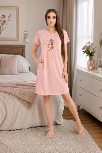 Ночнушка Trikotag (M-2XL) T244 pink (лето)