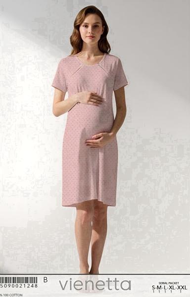 Ночнушка Trikotag (S-2XL) T253 pink (лето)