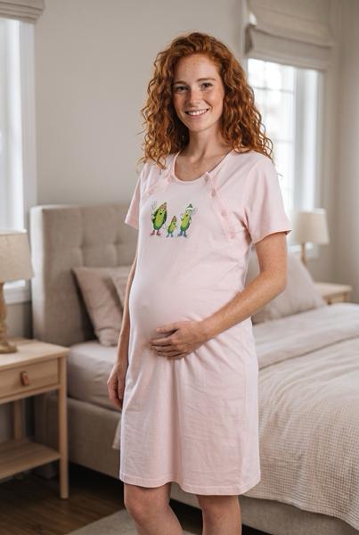 Ночнушка Trikotag (S-XL) T251 l.pink (лето)
