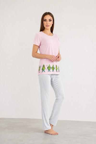 Пижама Trikotag (S-XL) T372 pink (деми)