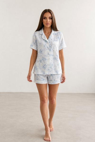 Пижама Trikotag (L-2XL) T235 l.blue (лето)