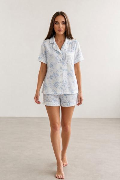 Пижама Trikotag (L-2XL) T358 l.blue (лето)