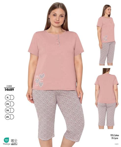 Пижама Trikotag (XL-4XL) 14689 powder (лето)