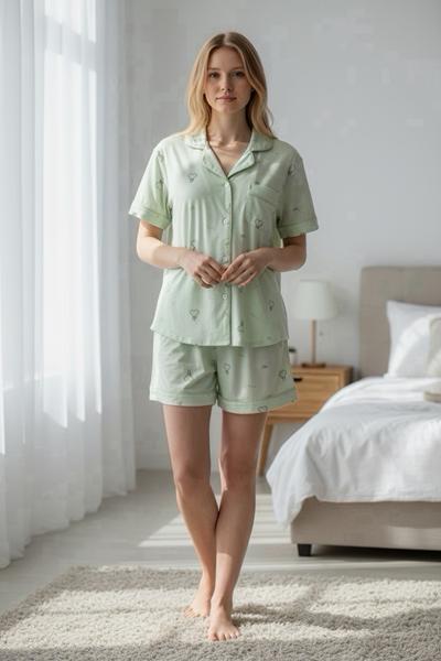 Пижама Trikotag (L-XL) T296 salat (лето)