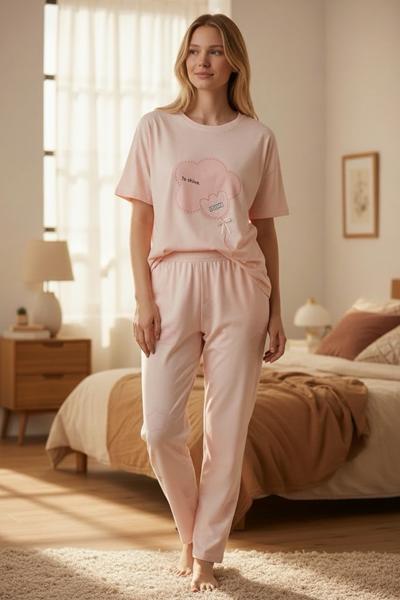 Пижама Trikotag (L-XL) T330 pink (деми)
