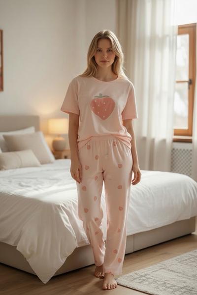 Пижама Trikotag (L-2XL) T331 pink (деми)