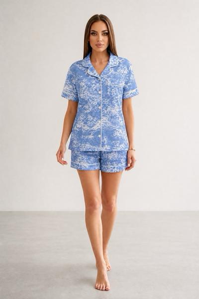 Пижама Trikotag (M-2XL) 998 l.blue (лето)