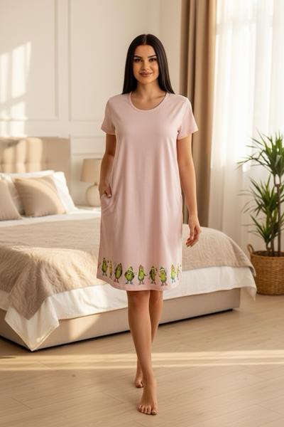 Ночнушка Trikotag (M-2XL) T236 powder (лето)