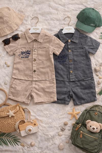 Костюм Major kids (0.9-2) 1289 beige (лето)