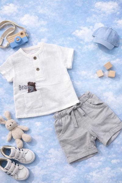 Костюм Major kids (0.6-1.6) 7753 white (лето)