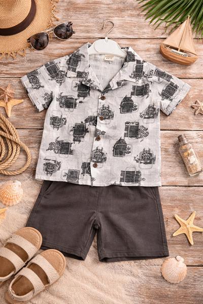 Костюм Major kids (2-5) 5305 l.grey (лето)