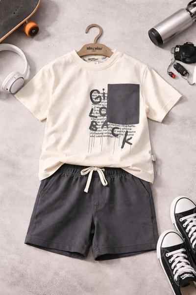 Костюм Major kids (2-5) 26236 white-grey (лето)