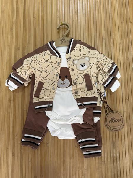 Костюм спорт Major kids (0.3-0.9) 0508 brown (деми)