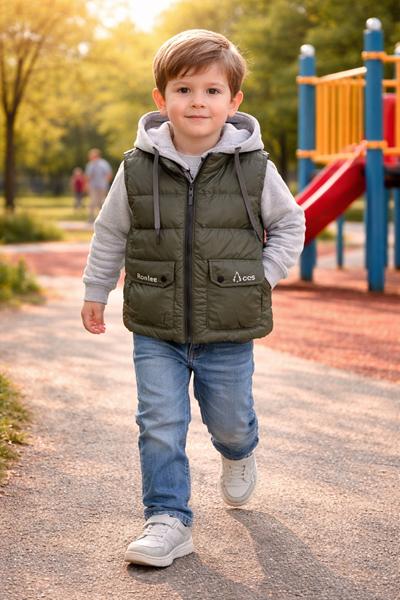 Жилетка Major kids (86-116) 6M-16 khaki (деми)
