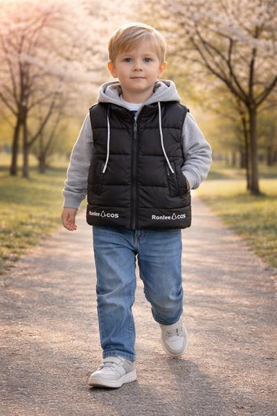 Жилетка Major kids (74-104) 6M-18 black (деми)
