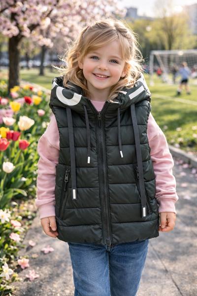 Жилетка Major kids (86-116) 6M-62 khaki (деми)