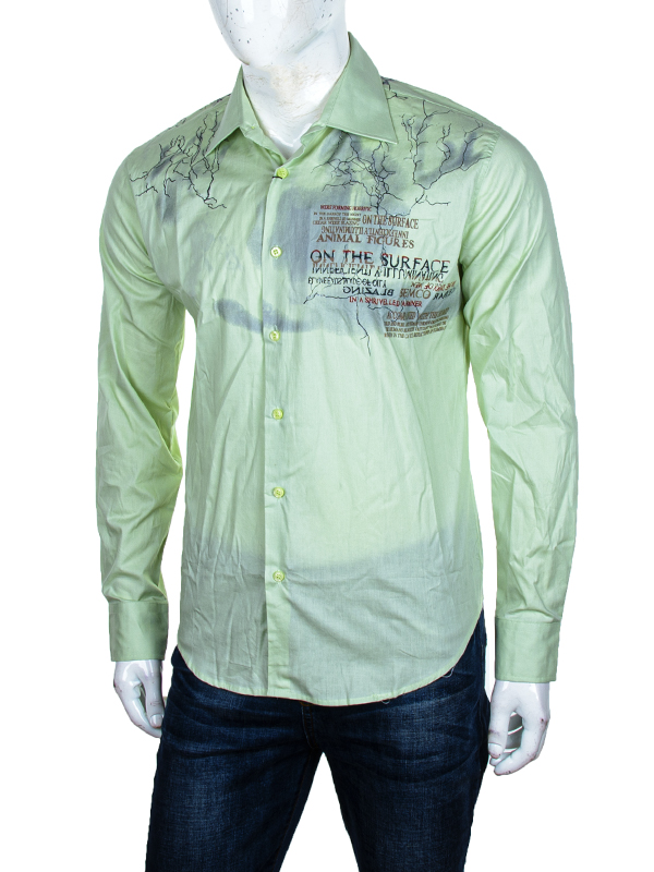 Рубашка Obuv OK2 (S-2XL) JI0931-J2 (12178) green (деми)