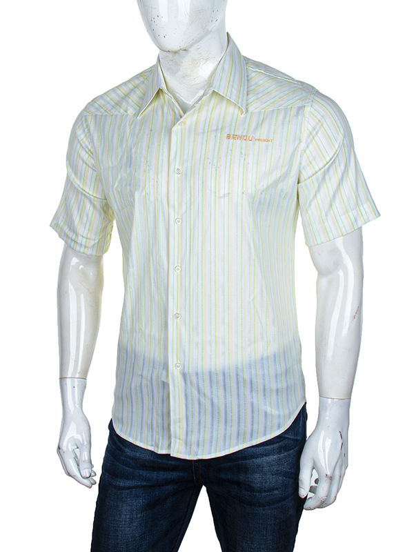 Рубашка Obuv OK2 (S-2XL) L1201-44 (12527) green (лето)