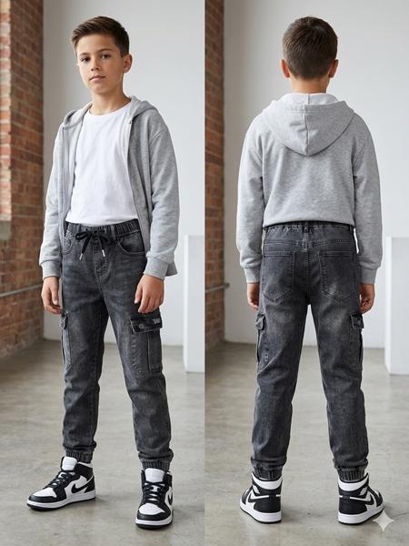 Джинсы Fangsida (25-32) 5113 grey (деми)