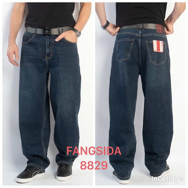 Джинсы Fangsida (28-36) 8829 navy (деми)