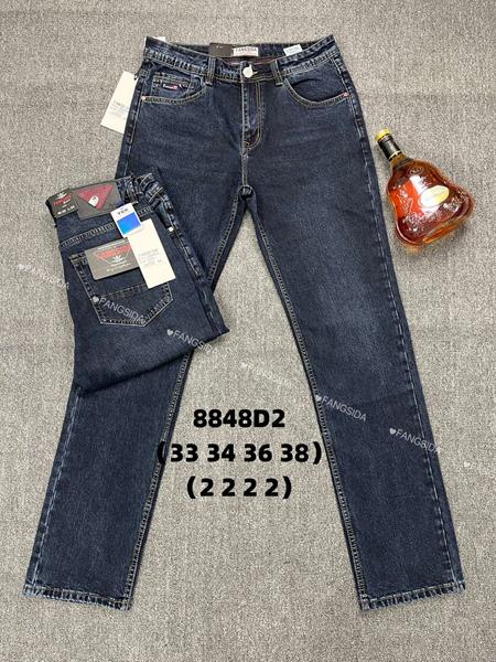 Джинсы Fangsida (33-38) 8848 navy (деми)