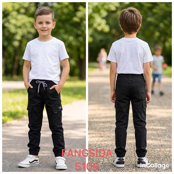 Джинсы Fangsida (24-31) 5106 black (деми)