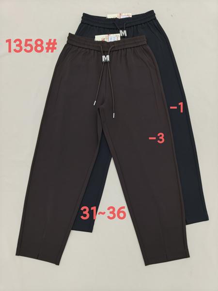 Штаны спорт Immei (31-36) 1358-1 black (деми)