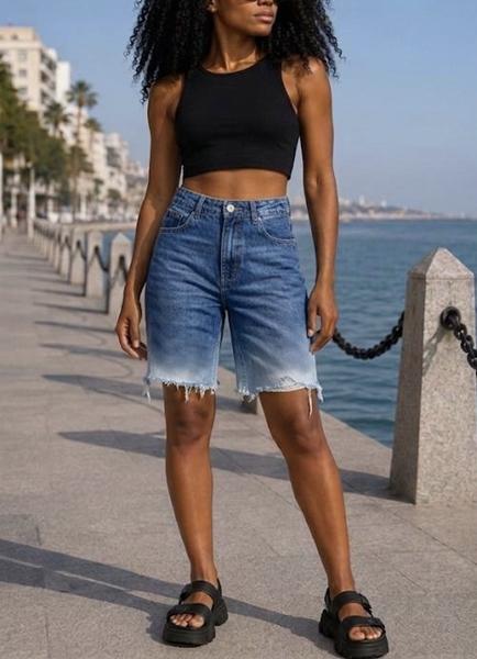 Шорты Jeans Club (25-29) 1365 blue (лето)