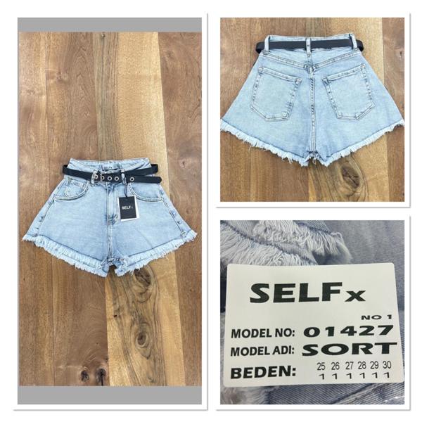 Шорты Jeans Club (25-30) 1427-1 l.blue (лето)