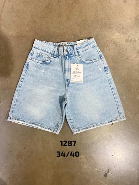 Шорты Jeans Club (34-40) 1287 l.blue (лето)